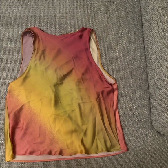 ZARA Satin Effect Print Top – Size M – Brand New with Tag - Picture 8 of 10